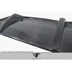 2007-2009 Mercedes CL63 W216 Black Series Carbon AF-1 Rear Diffuser ( CFP ) - 1 Piece image - 8