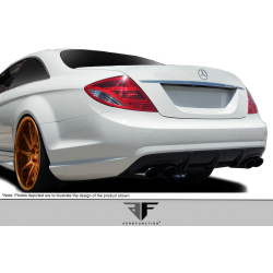 2007-2009 Mercedes CL63 W216 Black Series Carbon AF-1 Rear Diffuser ( CFP ) - 1 Piece image - 2