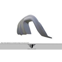 2009-2011 Porsche 911 Carrera 997 C2 C2S C4 C4S Targa 4 Targa 4S Cabriolet AF-2 Rear Diffuser ( GFK ) - 1 Piece image - 4