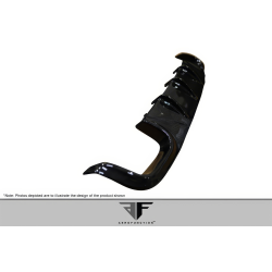 2010-2013 Mercedes E Class W212 AMG Sport Carbon AF-3 Rear Diffuser ( CFP ) - 1 Piece image - 4