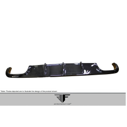 2010-2013 Mercedes E Class W212 AMG Sport Carbon AF-3 Rear Diffuser ( CFP ) - 1 Piece image - 6