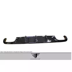 2010-2013 Mercedes E Class W212 AMG Sport Carbon AF-3 Rear Diffuser ( CFP ) - 1 Piece image - 5
