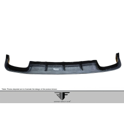 2010-2013 Mercedes E Class W212 AMG Sport Carbon AF-3 Rear Diffuser ( CFP ) - 1 Piece image - 7