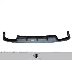2010-2013 Mercedes E Class W212 AMG Sport Carbon AF-3 Rear Diffuser ( CFP ) - 1 Piece image - 6
