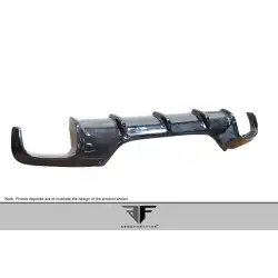 2006-2010 BMW M6 E63 E64 Convertible / 2DR Carbon AF-1 Rear Diffuser ( CFP ) - 1 Piece image - 3