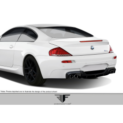 2006-2010 BMW M6 E63 E64 Convertible / 2DR Carbon AF-1 Rear Diffuser ( CFP ) - 1 Piece image - 2
