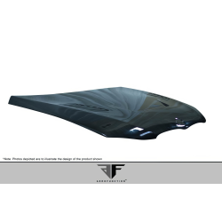 2007-2010 BMW 3 Series E92 2dr E93 Convertible Carbon AF-1 Hood ( CFP ) - 1 Piece image - 15