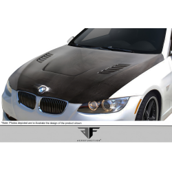 2007-2010 BMW 3 Series E92 2dr E93 Convertible Carbon AF-1 Hood ( CFP ) - 1 Piece image - 2