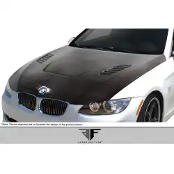 2007-2010 BMW 3 Series E92 2dr E93 Convertible Carbon AF-1 Hood ( CFP ) - 1 Piece image - 7