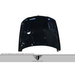 2006-2008 BMW 3 Series E90 4DR Carbon AF-1 Hood ( CFP ) - 1 Piece image - 4