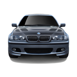 2002-2005 BMW 3 Series E46 4DR Carbon AF-2 Hood ( CFP ) - 1 Piece image - 1
