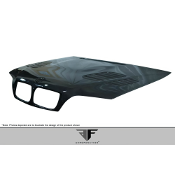 2002-2005 BMW 3 Series E46 4DR Carbon AF-2 Hood ( CFP ) - 1 Piece image - 3