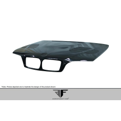 2002-2005 BMW 3 Series E46 4DR Carbon AF-2 Hood ( CFP ) - 1 Piece image - 4