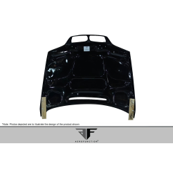 2002-2005 BMW 3 Series E46 4DR Carbon AF-2 Hood ( CFP ) - 1 Piece image - 8