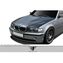 2002-2005 BMW 3 Series E46 4DR Carbon AF-2 Hood ( CFP ) - 1 Piece image - 8