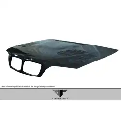 2002-2005 BMW 3 Series AF-2 Carbon Fiber Hood image - 4
