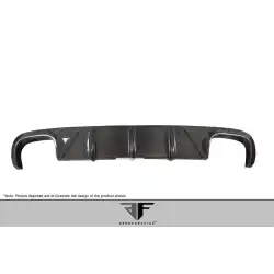 2009-2011 Porsche 911 Carrera 997 C2 C2S C4 C4S Targa 4 Targa 4S Cabriolet Carbon AF-2 Rear Diffuser ( CFP ) - 1 Piece image - 2