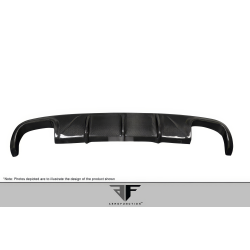 2009-2011 Porsche 911 Carrera 997 C2 C2S C4 C4S Targa 4 Targa 4S Cabriolet Carbon AF-2 Rear Diffuser ( CFP ) - 1 Piece image - 8