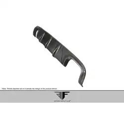 2009-2011 Porsche 911 Carrera 997 C2 C2S C4 C4S Targa 4 Targa 4S Cabriolet Carbon AF-2 Rear Diffuser ( CFP ) - 1 Piece image - 6