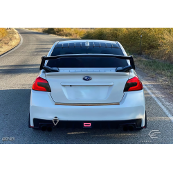2008-2011 Subaru Impreza / 08-18 WRX STI 4DR Carbon Creations STI Look Trunk Lid Spoiler Wing - 1 Piece image - 2