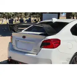 2008-2011 Subaru Impreza / 08-18 WRX STI 4DR STI Look Trunk Lid Spoiler Wing - 1 Piece image - 8