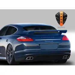 2010-2013 Porsche Panamera Eros Version 5 Wing Trunk Lid Spoiler - 1 Piece image - 8