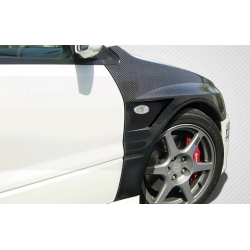 2003-2006 Mitsubishi Lancer Evolution 8 9 Carbon Creations OEM Look Vented Fenders - 2 Piece image - 1