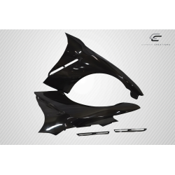 2009-2021 Nissan GT-R R35 Carbon Creations OEM Look Fenders - 4 Piece image - 3