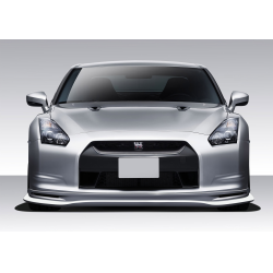 2009-2011 Nissan GT-R R35 Eros Version 5 Front Lip Under Spoiler Air Dam - 1 Piece image - 1