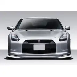 2009-2011 Nissan GT-R R35 Eros Version 5 Front Lip Under Spoiler Air Dam - 1 Piece image - 1