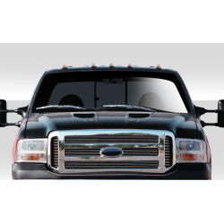 1999-2007 Ford Super Duty F250 F350 F450 F550 / 2000-2005 Ford Excursion Duraflex CVX Version 2 Hood - 1 Piece image - 1