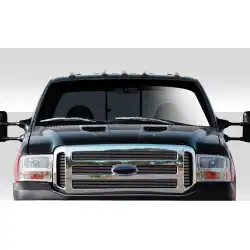 1999-2007 Ford Super Duty F250 F350 F450 F550 / 2000-2005 Ford Excursion CVX Version 2 Hood - 1 Piece image - 1