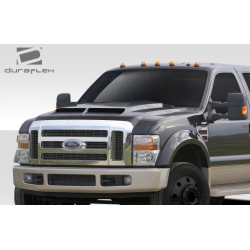 2008-2010 Ford Super Duty F250 F350 F450 Duraflex CVX Hood - 1 Piece image - 3
