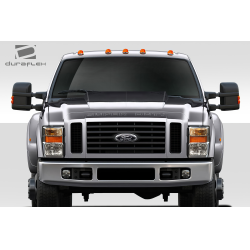 2008-2010 Ford Super Duty F250 F350 F450 Duraflex Cowl Hood - 1 Piece image - 3