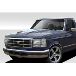 1992-1996 Ford F-150 / Bronco Duraflex CVX Hood - 1 Piece image - 1