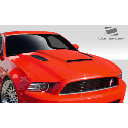 2013-2014 Ford Mustang / 2010-2014 Mustang GT500 Duraflex CVX Hood - 1 Piece image - 3