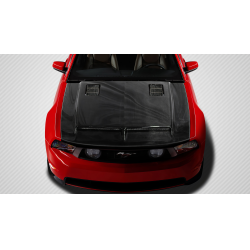 2010-2012 Ford Mustang Carbon Creations GT500 Hood - 1 Piece image - 1