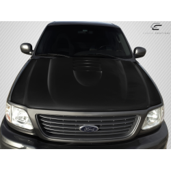 1997-2003 Ford F-150 1997-2002 Expedition Carbon Creations CVX Hood - 1 Piece image - 1