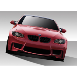 2008-2013 BMW M3 E90 E92 E93 Duraflex 1M Look Front Bumper - 1 Piece image - 1
