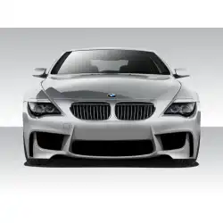 2004-2010 BMW 6 Series E63 E64 Convertible 2DR 1M Look Front Bumper - 1 Piece image - 1