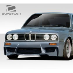 1984-1991 BMW 3 Series E30 Duraflex 1M Look Front Bumper - 1 piece image - 3