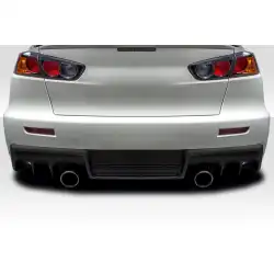 2008-2017 Mitsubishi Lancer Evo X V2 Rear Bumper - 1 Piece image - 1