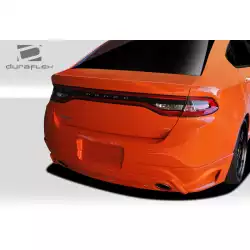 2013-2016 Dodge Dart Racer Rear Lip Under Spoiler Air Dam (dual exhaust) - 1 Piece image - 5