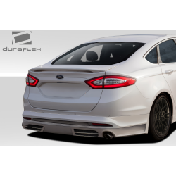 2013-2016 Ford Fusion Duraflex Racer Rear Lip Under Spoiler Air Dam - 1 Piece image - 3