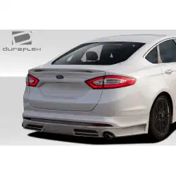 2013-2016 Ford Fusion Racer Rear Lip Under Spoiler Air Dam - 1 Piece image - 1