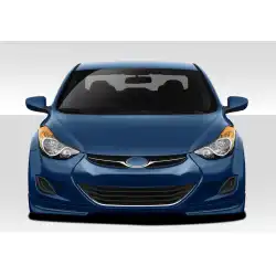 2011-2013 Hyundai Elantra Racer Front Lip Under Spoiler Air Dam - 1 Piece image - 1