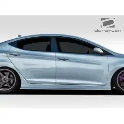 2011-2015 Hyundai Elantra Racer Side Skirt Rocker Panels - 2 Piece image - 1