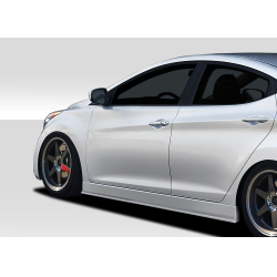 2011-2015 Hyundai Elantra Duraflex Racer Side Skirt Rocker Panels - 2 Piece image - 1