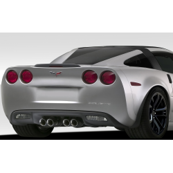 2005-2013 Chevrolet Corvette C6 Duraflex Stingray Look Roof Window Rail Halo Kit - 3 Piece image - 3
