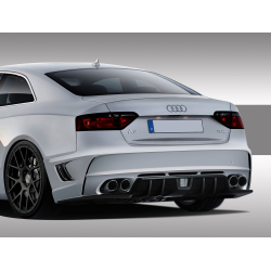 2008-2016 Audi A5 S5 B8 Eros Version 1 Rear Bumper - 1 Piece image - 1